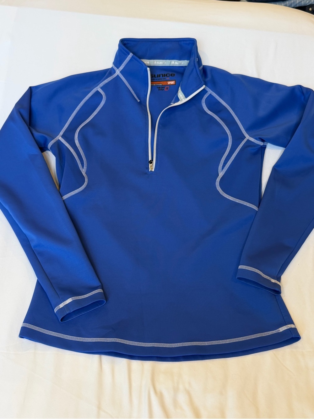 Sunice Women's Royal Blue Quarter-Zip Performance Pullover